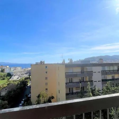 T3 Avec Vue Mer Partielle, Clim Et Parking, Proche Centre - Ajaccio - Fr-1-61-617 * Ajaccio (Corsica)